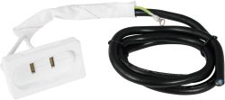 Sockel f.PAR-56/PAR-64 m. 1m Siliconkabel