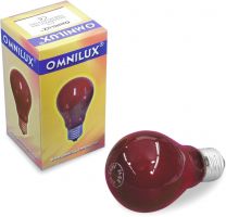 OMNILUX A19 230V/25W E-27 red