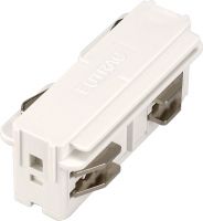 Eutrac longitudinal connector, electrical, white
