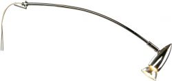 Display lamp GU10, chrome