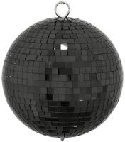 Mirror ball 15cm black