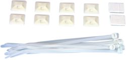 Self adhesive mounting w/ tie strap 10pcs