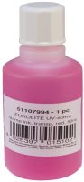 UV-active stamp ink, transp. red, 50ml