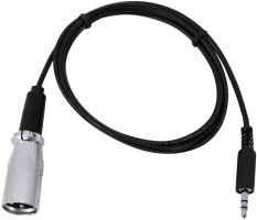 DMX-adapter IN jack 3,5/XLR 1m