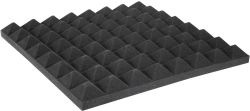 Accoustic foam, pyramid 50mm, 50x50cm