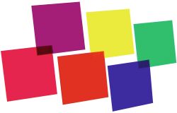 Colour-foil set 24x24cm,six colors