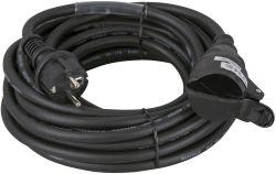 Showtec Schuko/Schuko, 16A 230V Cable  15 m/3 x 2,5 mm2