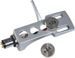Headshell universal with weights silver