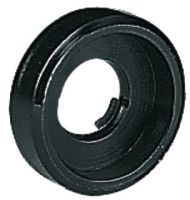 Plastic washer, black, big (recessed)
