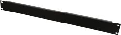 Front panel Z-19 U-shaped,steel,black 1U