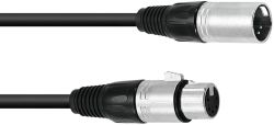 Cable FP-15 XLR 5pol M/F black   1,5m