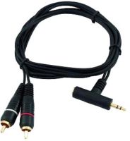 Cable 3.5mm T-jack plug stereo/2xRCA 1.5m