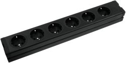 Distributor ALU 6 electric sockets