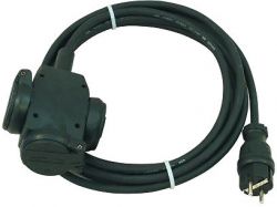 Extension line VG-3 5m,250V 16A,3x1.5mm�