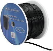 Speaker cable black 2x2.5 mm� /100m