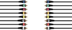 Snake-cable 8x RCA/8x RCA, 15m