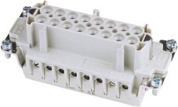 Socket inserts 16-pin 16A,screw terminal