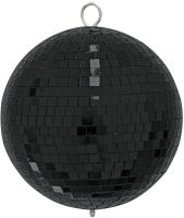Mirror ball 20cm black