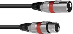 Cable MC-15R,1,5m,red XLR m/f,balance
