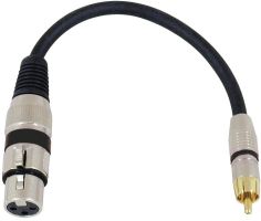 Cable SADC XLR female/RCA male