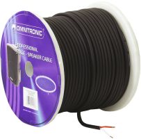 Speaker cable 2x1.5mm� black/100m