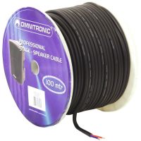 Speaker cable 2x2.5mm� black/100m
