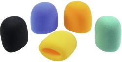 Microphone windshield set, 5 colors