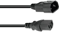 IEC extension cable, 0.6m 3x1.0