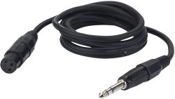 DAP FL03 - bal. XLR/F 3 p. > Jack stereo  1,5 m