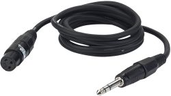DAP FL03 - bal. XLR/F 3 p. > Jack stereo  3 m