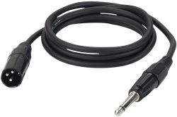 DAP FL13 - unbal. XLR/M 3 p. > Jack mono  1,5 m