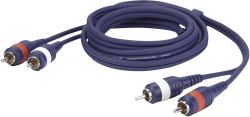 DAP FL24 - 2 RCA Male L/R > 2 RCA Male L/R  3 m