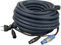 DAP FP06 Schuko-Powercon  10 m LIGHT Power/Signal Cable