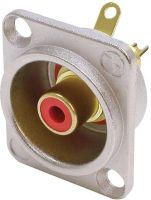 NEUTRIK RCA socket, rot, NF2D2