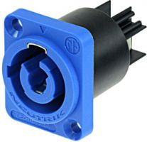 NEUTRIK PowerCon mounting connector blue