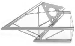 Decotruss corner 2-way 60� SAC 20 silver incl. connector