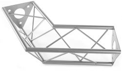 Decotruss corner 2-way 120� SAC 22 silver incl. connector