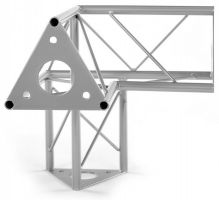 Decotruss corner 3-way/\ri SAL 31 silver incl. connector