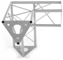 Decotruss corner 3-way \/le SAL 34 silver incl. connector