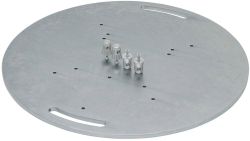 ALUTRUSS Steel base plate round type A