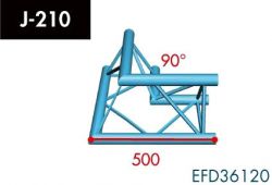 X3K-30/H (heavy duty) J-210 2-way corner 90�