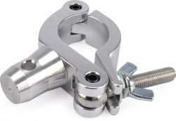 Halfcoupler with half cone connector Silver max. load 125kg