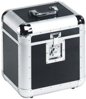 Record case ALU 75/25, rounded, black