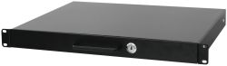 Rack drawer with lock 1U