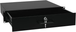 Rack drawer with lock 2U