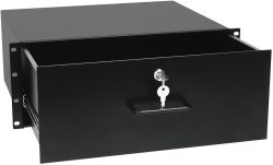 Rack drawer with lock 4U