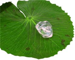 Acrylic crystal stones, clear,35-50mm 8Pc