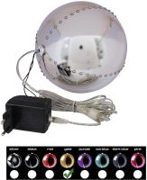 LED Snowball 15cm, gold