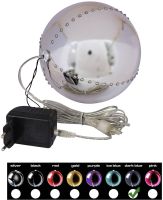 LED Snowball 15cm, dark-blue