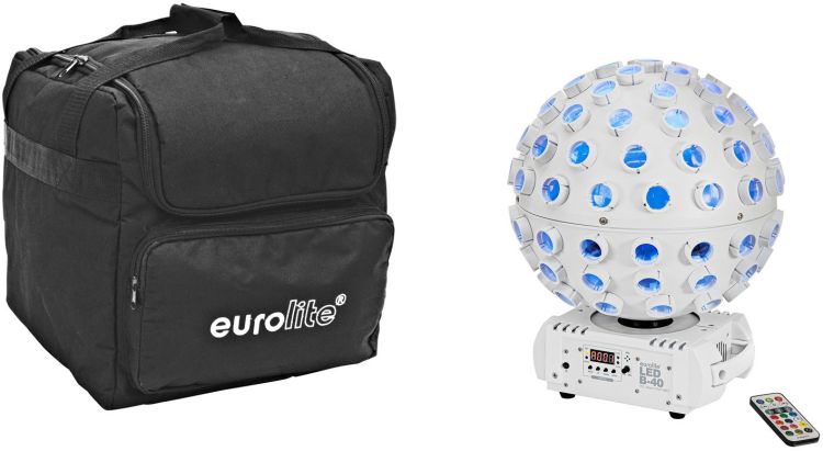 EUROLITE Set LED B-40 HCL MK2 weiß + Soft-Bag
